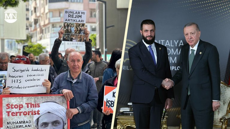 Syria’s transitional leader attends Turkey forum as Alawite protests erupt nationwide