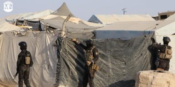 Kurdish-led security forces launch joint operation against ISIS cells at Syria-Iraq border camp