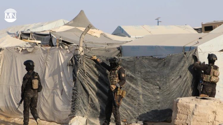 Kurdish-led security forces launch joint operation against ISIS cells at Syria-Iraq border camp