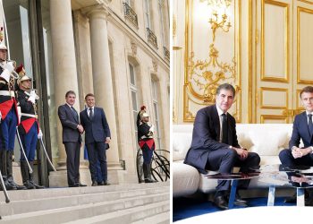 Macron and Barzani discuss Kurdish role in Middle East stability