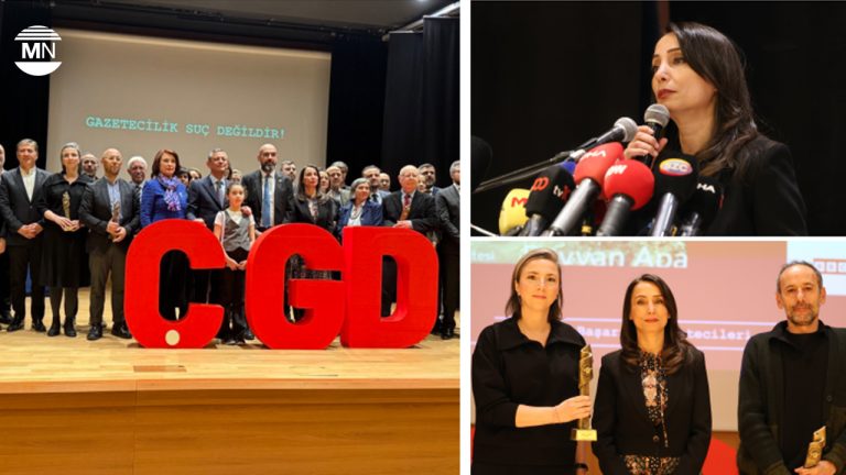Tülay Hatimoğulları at journalism award ceremony: ‘We will continue the struggle for press freedom’