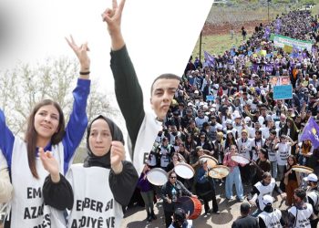 Youth renew commitment to Öcalan’s peace call after march to Amara