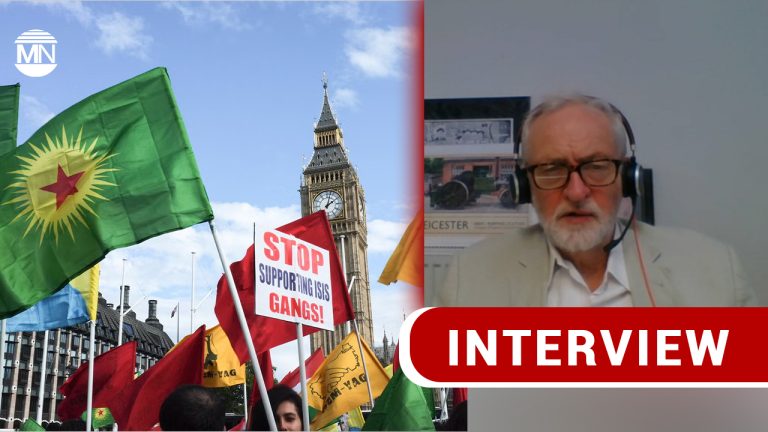 Corbyn calls for UK to halt arms to Israel, back Kurdish rights