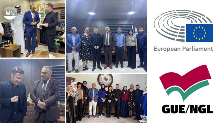 EU Parliament Left co-chair leads landmark delegation to North and East Syria