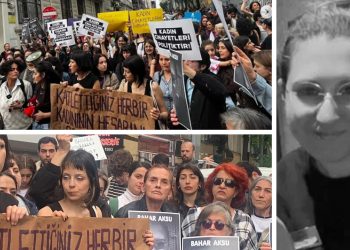 Women march in İstanbul after Bahar Aksu’s femicide