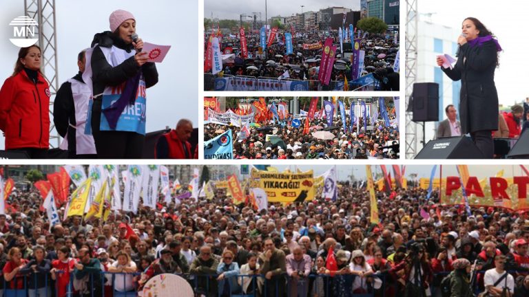 Thousands gather in İstanbul to mark May Day with calls for workers’ rights, democracy