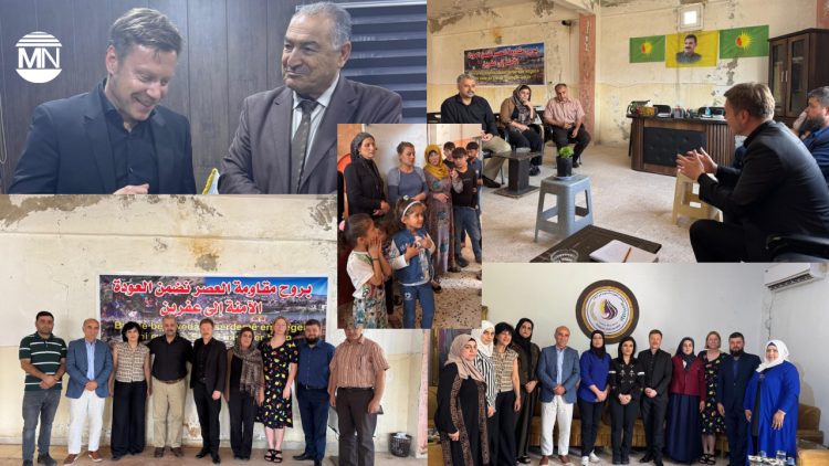 European delegation visits North and East Syria, backs peace efforts