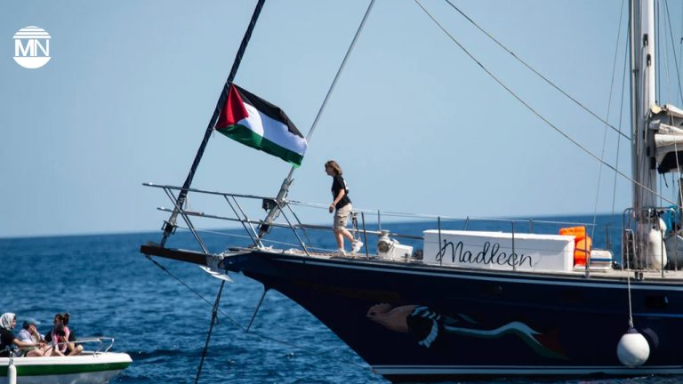 Aid ship Madleen sails for Gaza to challenge Israeli blockade