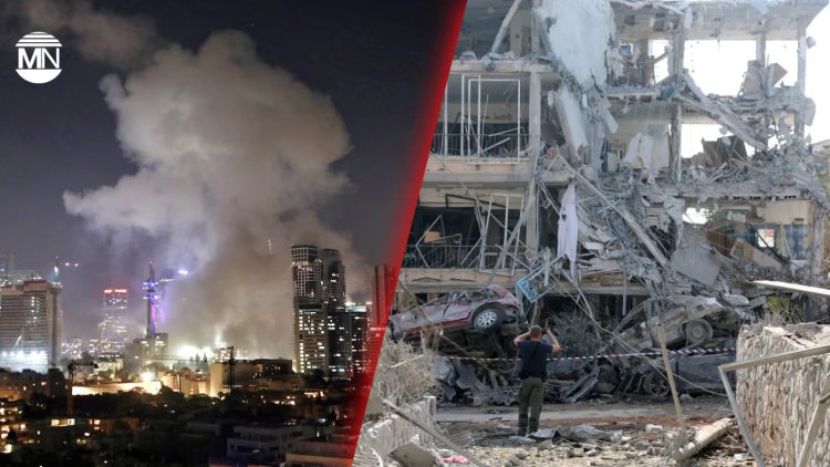 Iran retaliates with missile barrage as Trump confirms US knew of Israeli strikes