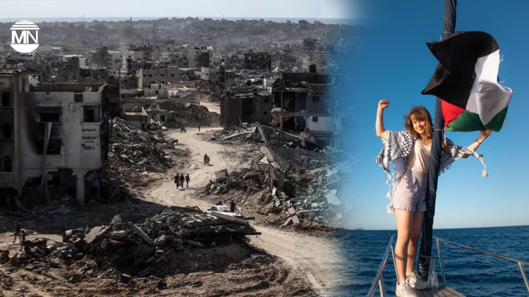 ‘Stand on right side of history,’ says activist Greta Thunberg sailing to Gaza in defiance of siege